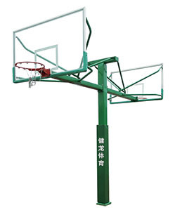 T型背靠背地埋式篮球架